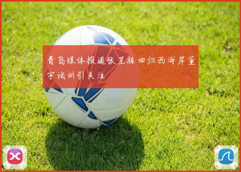 青岛媒体报道张呈栋回归西海岸董宇试训引关注